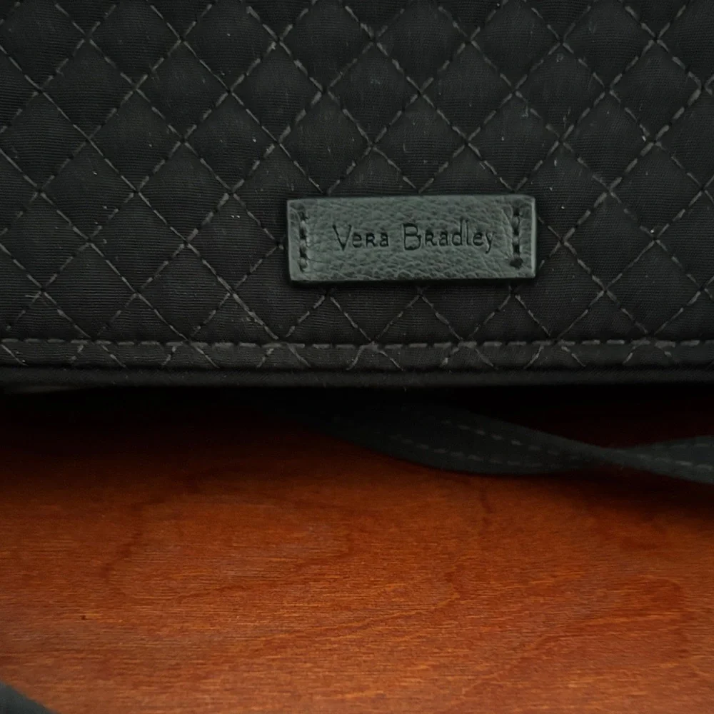 Vera Bradley Black Quilted Crossbody Bag
